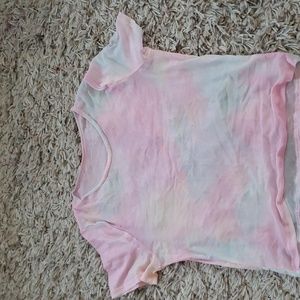 Rainbow Pastel Mesh Top